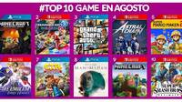Minecraft, Mario Kart 8 y GTA 5 son lo ms vendido en GAME en agosto de 2019