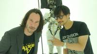 Keanu Reeves visita el estudio de Hideo Kojima