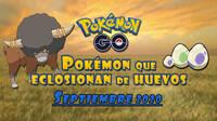 Pokémon Go: Qué Pokémon aparecen en huevos de 2, 5, 7 y 10 km (septiembre 2020)