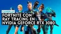 As se ve Fortnite con ray tracing capturado con una NVIDIA RTX 3080