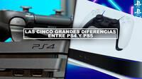 Las cinco grandes diferencias entre PS4 y PS5