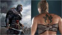 Assassin's Creed Valhalla incluirá como tatuaje el logo de la asociación AC Sisterhood