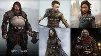 God of War Ragnarok: Atreus, Thor, Kratos y Freyja, entre otros, muestran su diseo