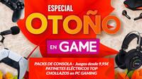 Llegan las ofertas de otoo en GAME con packs de consola, videojuegos, PC gaming y ms