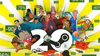 Steam cumple 20 años y lo celebra con más de 4000 juegos rebajados hasta un 90 %