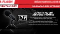 Consigue el micrófono GAME MIC320 por sólo 17,99 euros por tiempo limitado