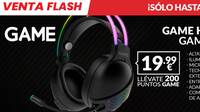 Nueva Oferta Flash de GAME: Auriculares gaming GAME HX320 Glow RGB por 19,99 euros