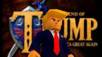 Trump no se corta: la Casa Blanca usa ahora Zelda Ocarina of Time en su propaganda