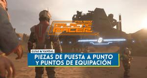 Gu�a Conseguir puntos de puesta a punto y equipaci�n en Star Wars Galactic Racer