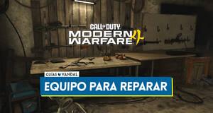 Gu�a Todo el equipo para reparar en la base de Atrapados en CoD Modern Warfare 4