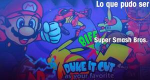 Lo que pudo ser Super Smash Bros.
