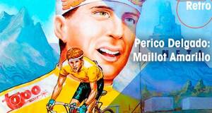 Retro Perico Delgado: Maillot Amarillo