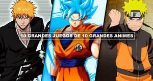 Los 10 mejores juegos de anime y manga de la historia