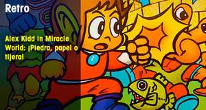 Retro Alex Kidd in Miracle World: ¡Piedra, papel o tijera!
