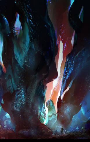 As� lucir�a la tierra infectada por la criatura alien�gena.
