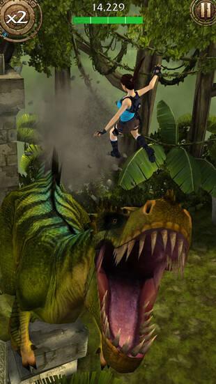 El enfrentamiento contra el Tiranosaurio Rex es muy espectacular. Los jefes finales har�n acto de presencia con encuentros din�micos y desafiantes.