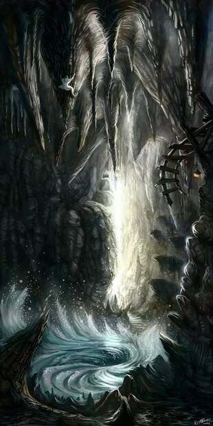 Ilustraci�n de uno de los niveles concebidos para Kameo II.