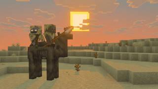 La actualización Mounts of Mayhem llega hoy a Minecraft con nuevas monturas, mobs y armas