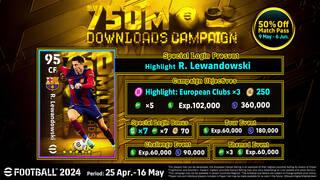 Konami celebra los 750 millones de descartas de eFootball con el regreso de las cartas épicas de Messi