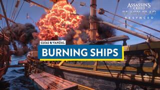 AC Black Flag Resynced: How to Find Burning Ships