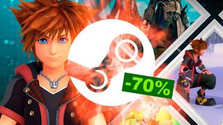 Toda la saga Kingdom Hearts con un 70 % de descuento en Steam
