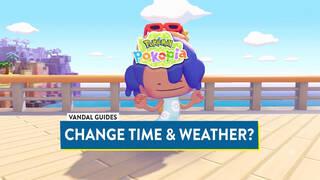 Pok�mon Pokopia: How to Skip Time and Change the Time or Weather
