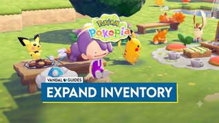 Pok�mon Pokopia: How to Increase Inventory Space and Store More Items