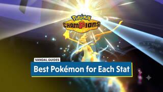 Pok�mon Champions: Best Pok�mon for Each Stat (HP, Attack, Defense...)