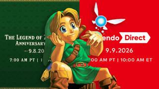 Anunciados dos Nintendo Direct, uno de Zelda y otro general, para septiembre de 2026