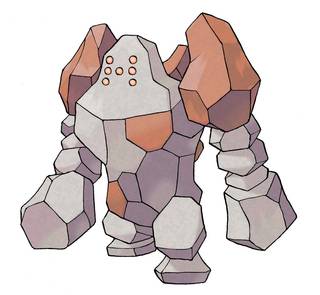 Regirock Pokémon Ultrasol y Ultraluna