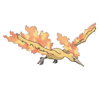 Moltres Pokémon Ultrasol y Ultraluna