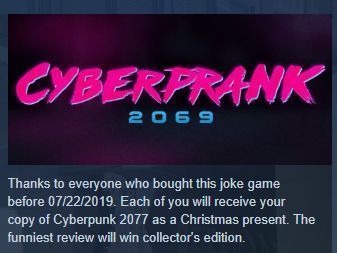 Steam retira el juego trol Cyberprank 2069, parodia de Blade Runner y Cyberpunk 2077 Imagen 3