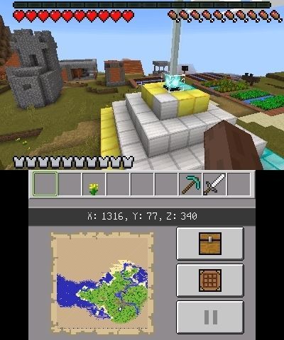 Misterios marinos y ms sorpresas en Minecraft para Nintendo 3DS Imagen 2