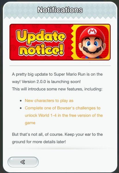 Primeros detalles de la actualizacin 2.0 de Super Mario Run Imagen 2