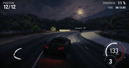 De noche, la visi�n se complica.