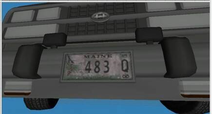 Detalle de las texturas de juego, que nos muestran que volver�amos a Maine.