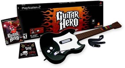 As� era el lanzamiento original del primer Guitar Hero.