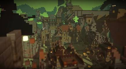 Art�sticamente, rezuma Minecraft por todas partes.