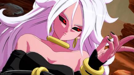 A21, un personaje original del modo historia de Dragon Ball FighterZ.