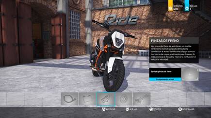 La personalizaci�n visual y mec�nica es una de las grandes mejoras en Ride 2.