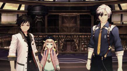 Ludger y Elle se integran bien con el resto de personajes de Xillia. Todos se conocen pronto en la historia.