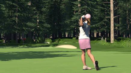 Las opciones de personalizaci�n de los golfistas son m�nimas.