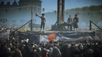 Las guillotinas no dan abasto en el sangriento y violento Par�s de la Revoluci�n francesa.