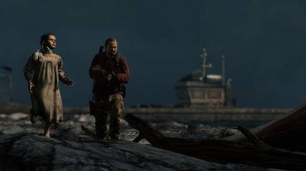 Barry se encuentra con la misteriosa Natalia nada m�s llegar a la isla en busca de Claire y Moira.