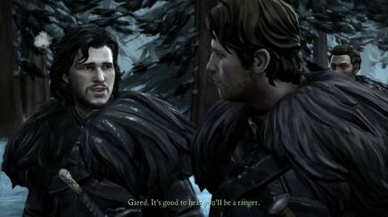 Los personajes de la serie y de los libros como Jon Nieve tienen algo m�s de presencia en este episodio que en los anteriores.