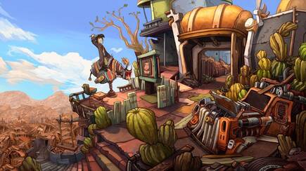 Es un juego muy vistoso, parece una ilustraci�n de c�mic o pel�cula animada.