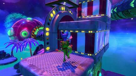 El dise�o de niveles, un aspecto muy importante en una aventura de plataformas como esta, nunca llega a sobresalir en 'Yooka-Laylee'.