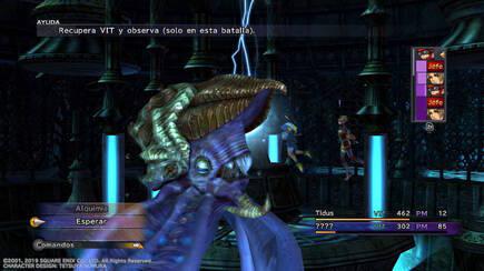 Algunas batallas en �FFX� juegan tambi�n con el escenario.