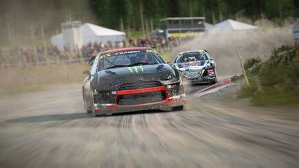 Rallycross es un modo exigente pero tremendamente divertido.