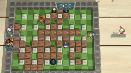 El multijugador, local u online, es la estrella de cualquier 'Bomberman'.